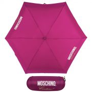 Зонт складной механический MOSCHINO superminiX Couture! Bordeaux
