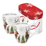 Набор кружек в подарочной упаковке Family Christmas Paperproducts Design 2 шт.