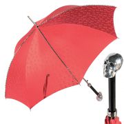 Зонт-трость   Pasotti Capo Silver Picco Sculls Rosso