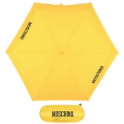 Зонт складной механический MOSCHINO superminiU Couture! Yellow