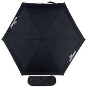 Зонт складной, механический, mini MOSCHINO SHADOW BEAR BLACK