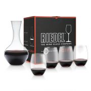 Набор из 4-х бокалов и декантера для белого вина Riedel  коллекция The O 