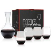 Набор из 4-х бокалов и декантера для красного вина Riedel  коллекция The O 